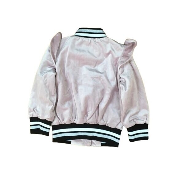 Limited Too Velour Girl's Jacket Size 2T, Pink Black/White - Picture 2 of 5